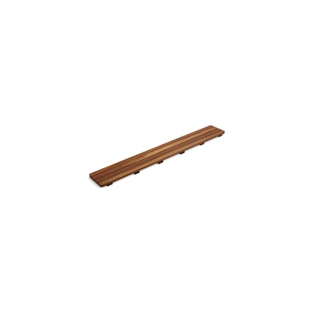 Kohler Groove Teak Drain Cover 42" Receptor 9335-NA